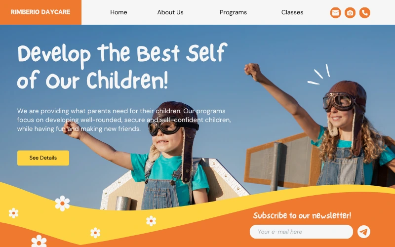 Daycare website project