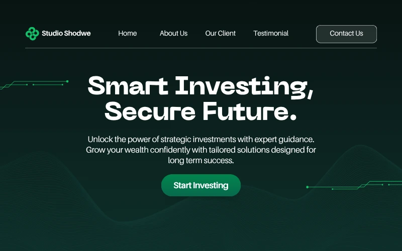 Investment firm website project